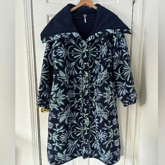 NWT NEW Free People This Love Cardi in Night Sky Combo SOLD OUT AT FP!! Fall Fav - Picture 2 of 8